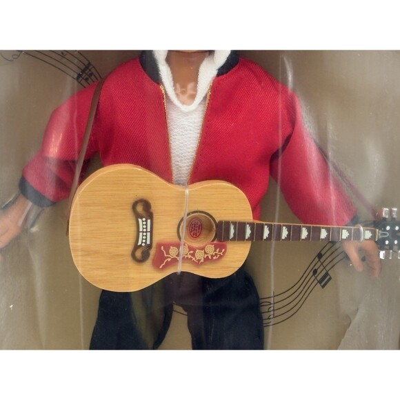 NEW Authentic Elvis Presley Jailhouse Rock Doll Collectors Edition Guitar &Stand - Picture 4 of 10